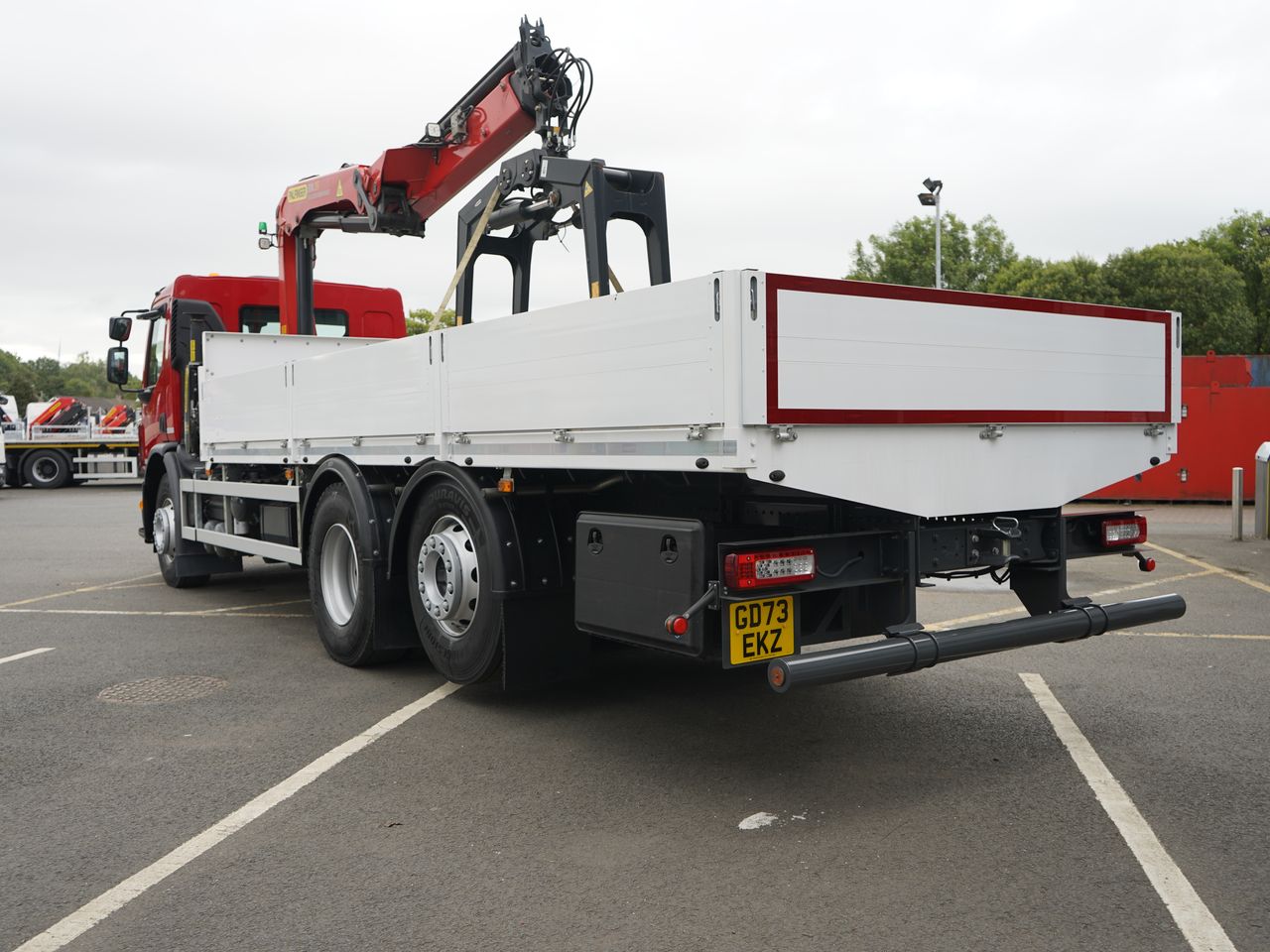 Ready to go Volvo FE 320, Brick Grabs, 320, 26 Tonne, Day Cab, Automatic, Brick Grab, Toolbox, Full Aluminium Dropsides, Radio Remote, Air Conditioning, , Palfinger, PK 14.501 SLD | for sale at MV Commercial, the UKs leading Truck, Trailers and Van supplier. (GD73EKZ 743014)