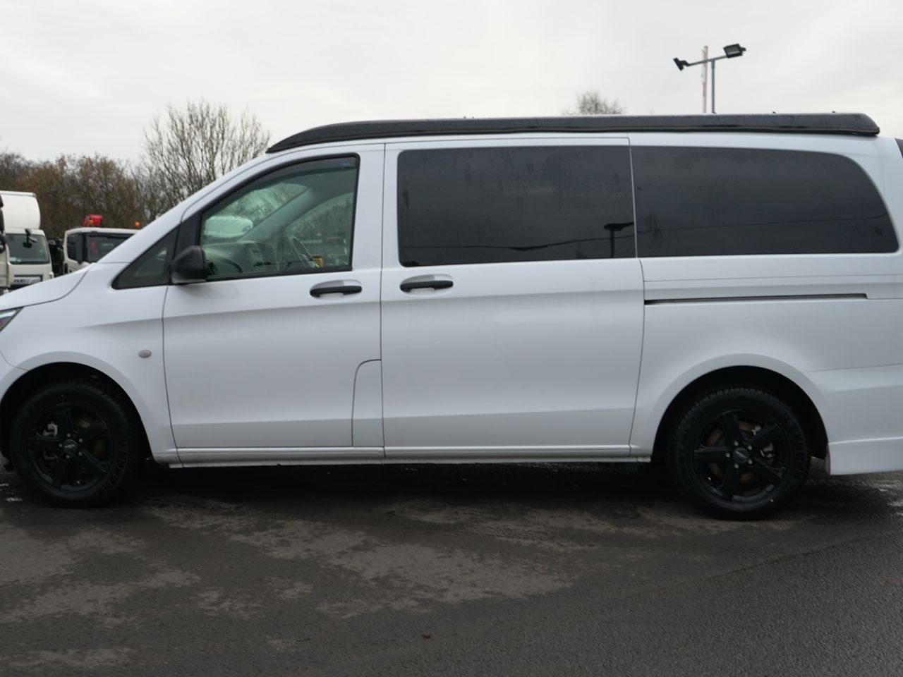 Ready to go Mercedes-Benz VITO 110 L2 PURE, Van, 100, Under 3.5 Tonne, Single Cab, Manual, 240V Leisure Battery Charger , Air Mattress, Alloy Wheels, All round windows and curtains, Bonnet brow guard, , -, - | for sale at MV Commercial, the UKs leading Truck, Trailers and Van supplier. (NA20CXU 76737)