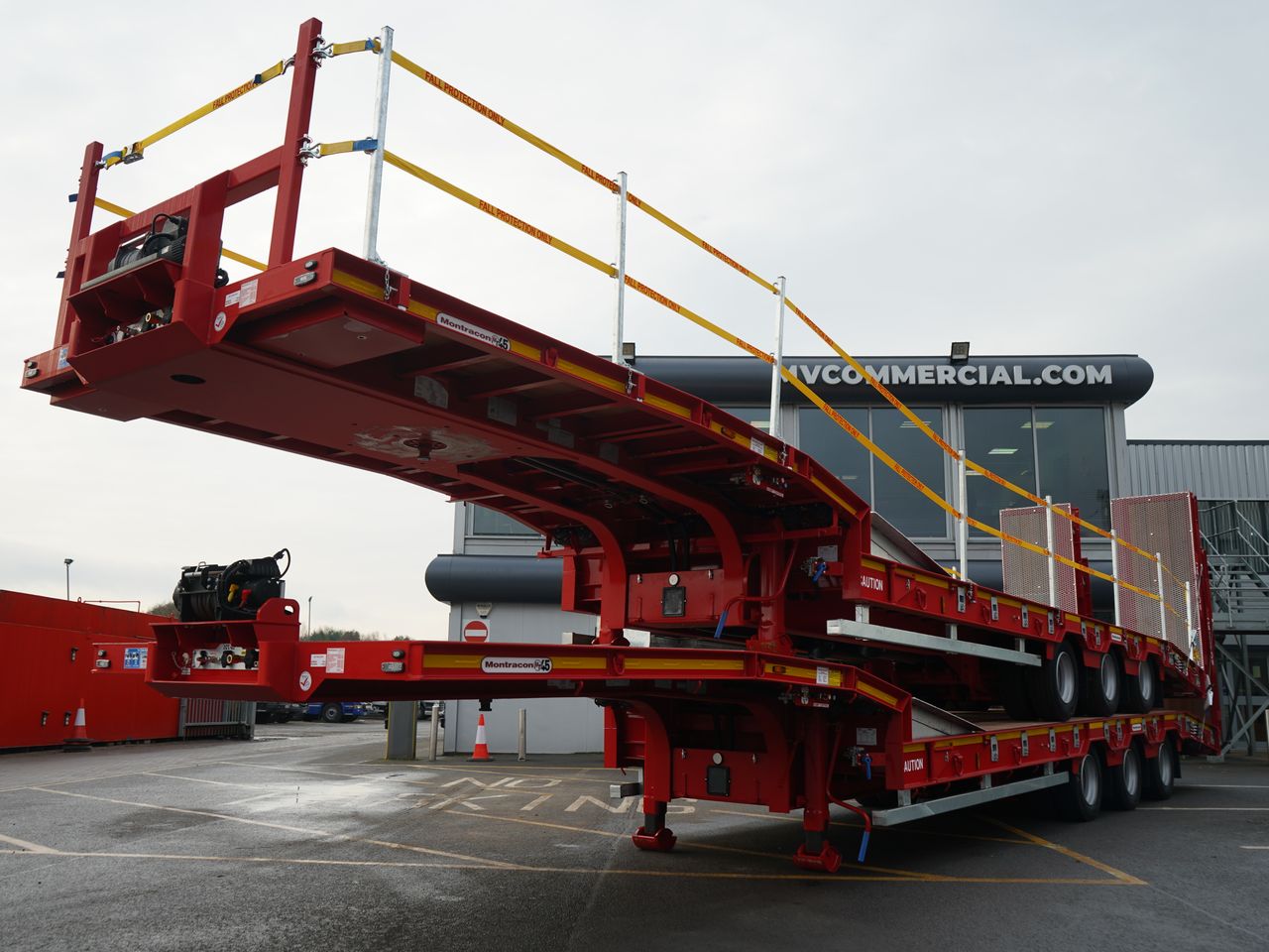 2022 Montracon 3 Axle Step Frame Trailer Trailers for sale at MV Commercial