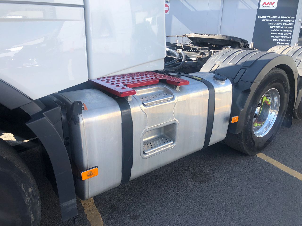 Ready to go Volvo FH 540, Tractor Unit, 540, 44 Tonne, Globetrotter, Automatic, Kelsa Hi-Bar, Beacon Bar, Alloy Wheels, Alloy Fuel Tank, Anderson Connection, , -, - | for sale at MV Commercial, the UKs leading Truck, Trailers and Van supplier. (WU19MLK 82718)