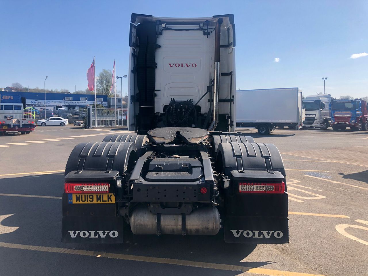 Ready to go Volvo FH 540, Tractor Unit, 540, 44 Tonne, Globetrotter, Automatic, Kelsa Hi-Bar, Beacon Bar, Alloy Wheels, Alloy Fuel Tank, Anderson Connection, , -, - | for sale at MV Commercial, the UKs leading Truck, Trailers and Van supplier. (WU19MLK 82726)