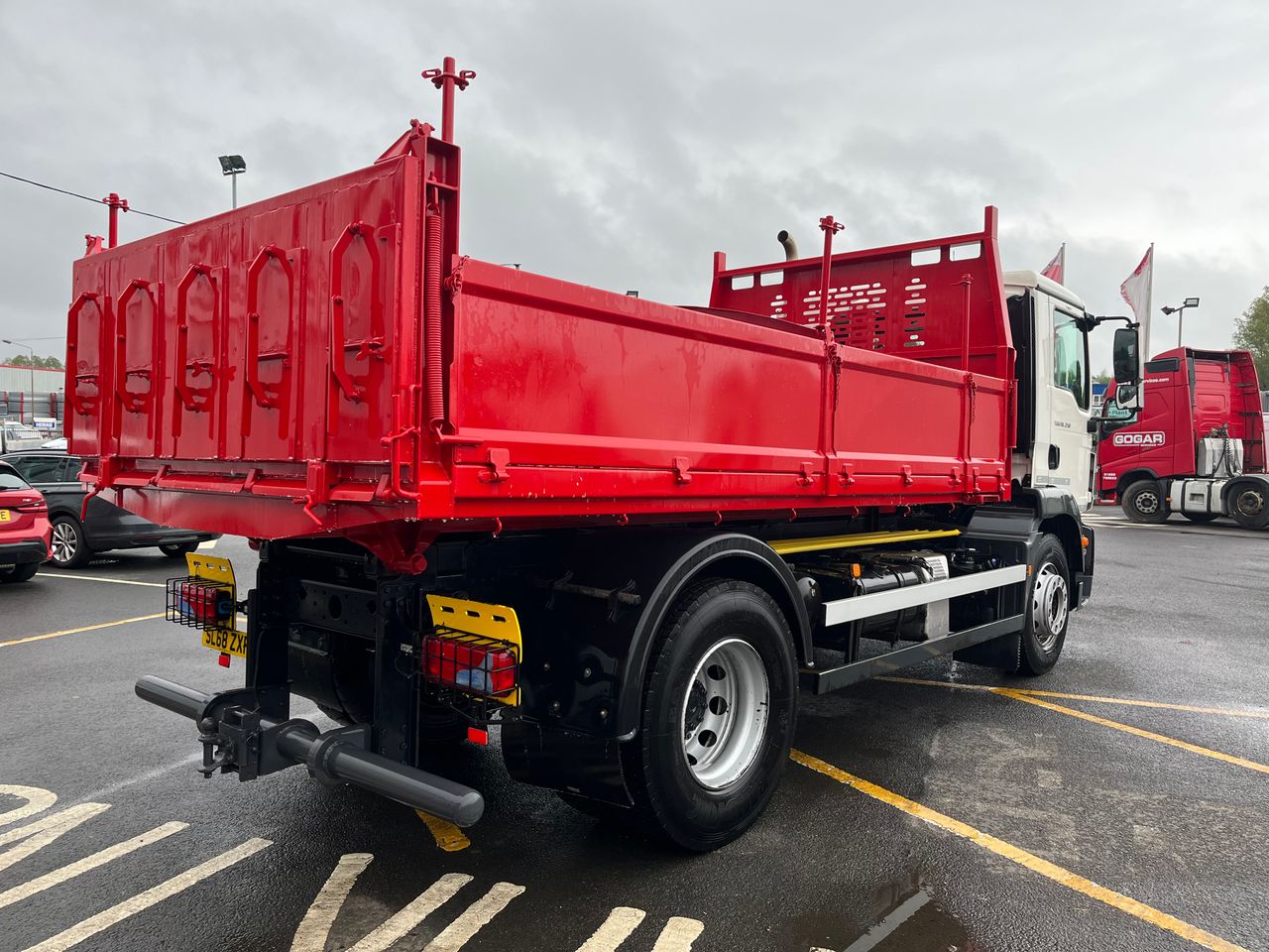 Ready to go MAN TGM 18.250, Tipper, 250, 18 Tonne, Day Cab, Manual, Chrome Mirror Covers, Vertical Exhaust, Rear Light Guards, Beacon Bar, Full Height Headboard, , -, - | for sale at MV Commercial, the UKs leading Truck, Trailers and Van supplier. (SL68ZXF 83585)