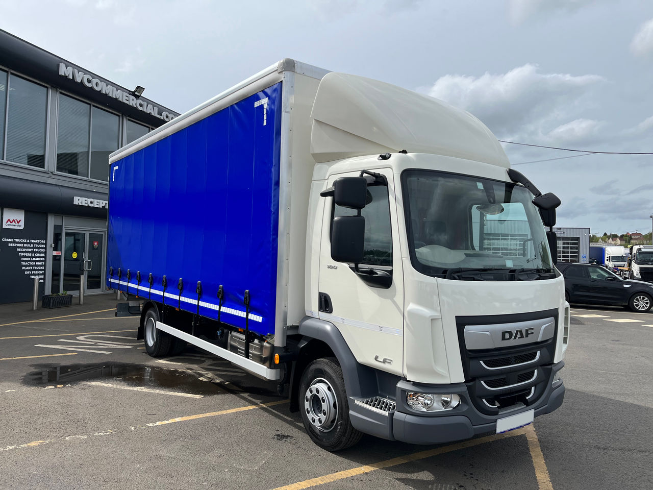 Ready to go DAF LF 180, Curtainsider, 180, 10 Tonne, Day Cab, Automatic, Cab Sunvisor , Dual Passenger Seat, Electric Mirrors, Electric Windows, Fog Lamp, , -, - | for sale at MV Commercial, the UKs leading Truck, Trailers and Van supplier. (SL22CLY 83964)