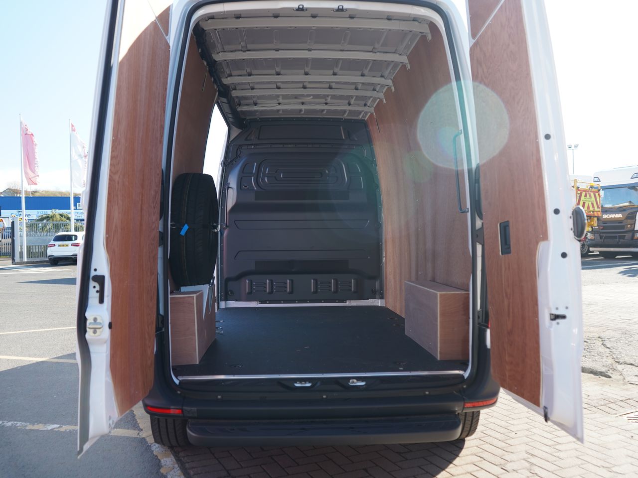 Ready to go Mercedes-Benz eSprinter Progressive, Van, 114, Under 3.5 Tonne, Single Cab, Automatic, 3 Seats in Cab, Active Brake ASSIST, Attention ASSIST, Bluetooth Audio Streaming, Crosswind ASSIST, , -, - | for sale at MV Commercial, the UKs leading Truck, Trailers and Van supplier. (SF22YYH 84207)