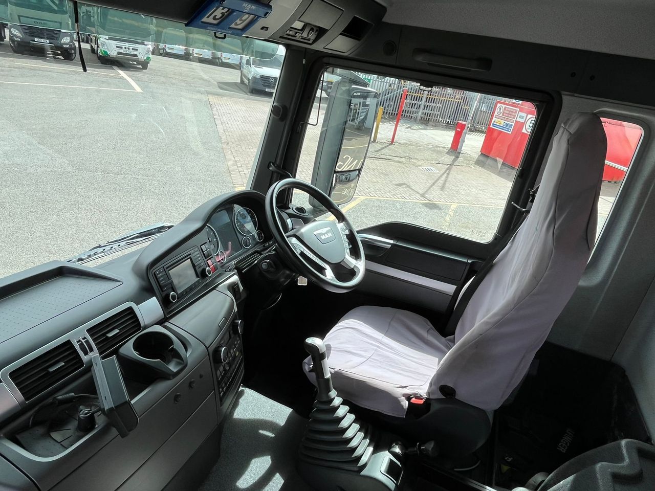 Ready to go MAN TGS 32.400, Cabin Spec, 400, 32 Tonne, Day Cab, 16-Speed Manual Gearbox, 6ft Hydraulic Pull Out , Beacons, Fall Arrest System, FORS - Gold Kit fitted, Front Strobes, , Palfinger, - | for sale at MV Commercial, the UKs leading Truck, Trailers and Van supplier. (SJ15DBV 89207)