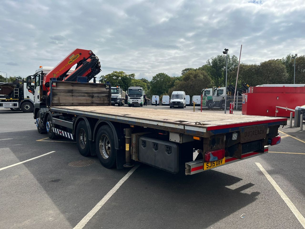 Ready to go MAN TGS 32.400, Cabin Spec, 400, 32 Tonne, Day Cab, 16-Speed Manual Gearbox, 6ft Hydraulic Pull Out , Beacons, Fall Arrest System, FORS - Gold Kit fitted, Front Strobes, , Palfinger, - | for sale at MV Commercial, the UKs leading Truck, Trailers and Van supplier. (SJ15DBV 89222)