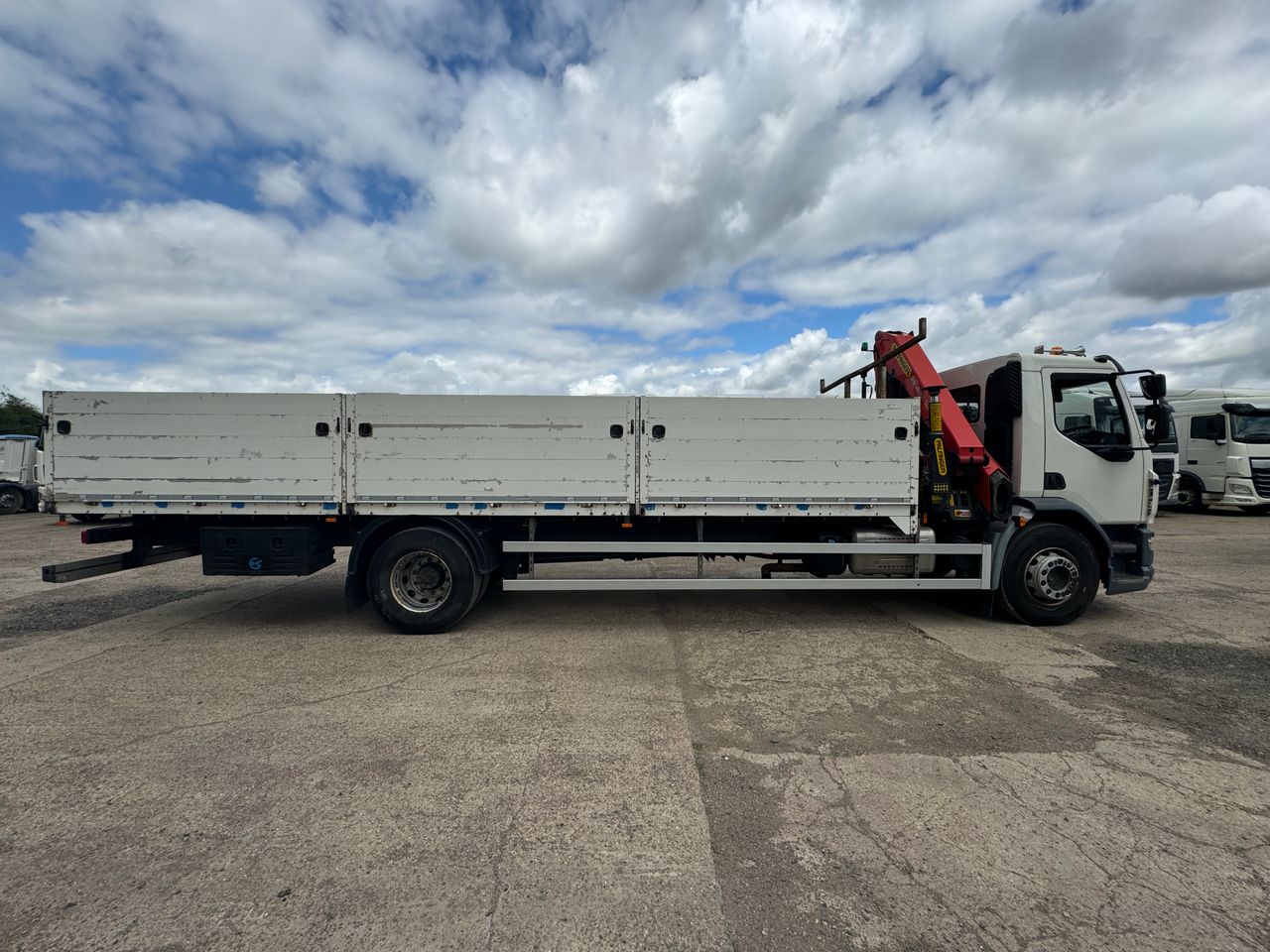 Ready to go DAF LF 290, Dropside, , 18 Tonne, Day Cab, Automatic, Hardwood Flooring, FORS - Gold Kit fitted, Strobe Lights, Storage Cage, Toolbox, , Palfinger, PK19.001 SLD B | for sale at MV Commercial, the UKs leading Truck, Trailers and Van supplier. (SN20XUT 898959)