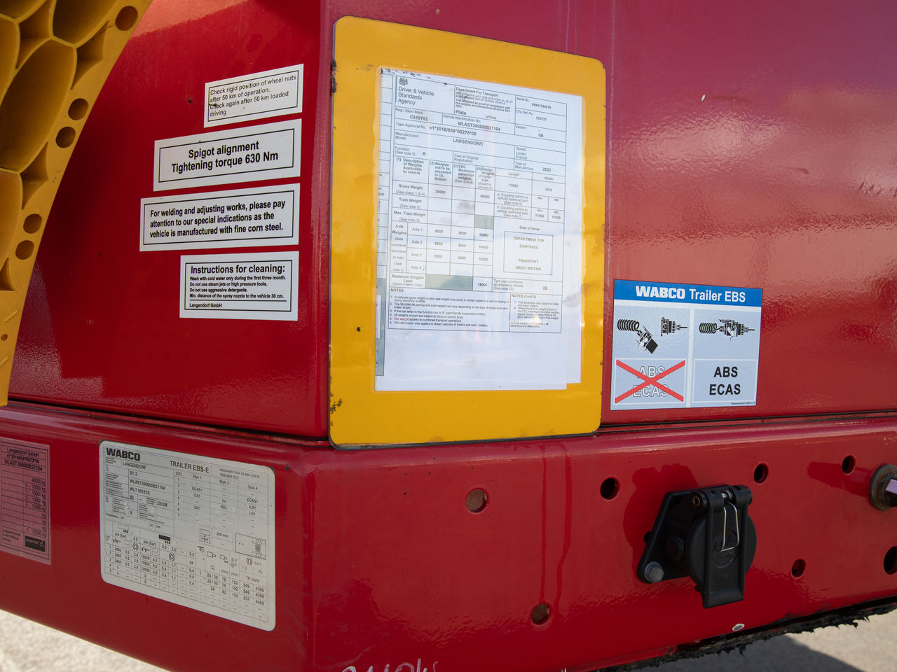 2022 Langendorf 3 Axle Stepframe Lowloader Trailers for sale at MV Commercial