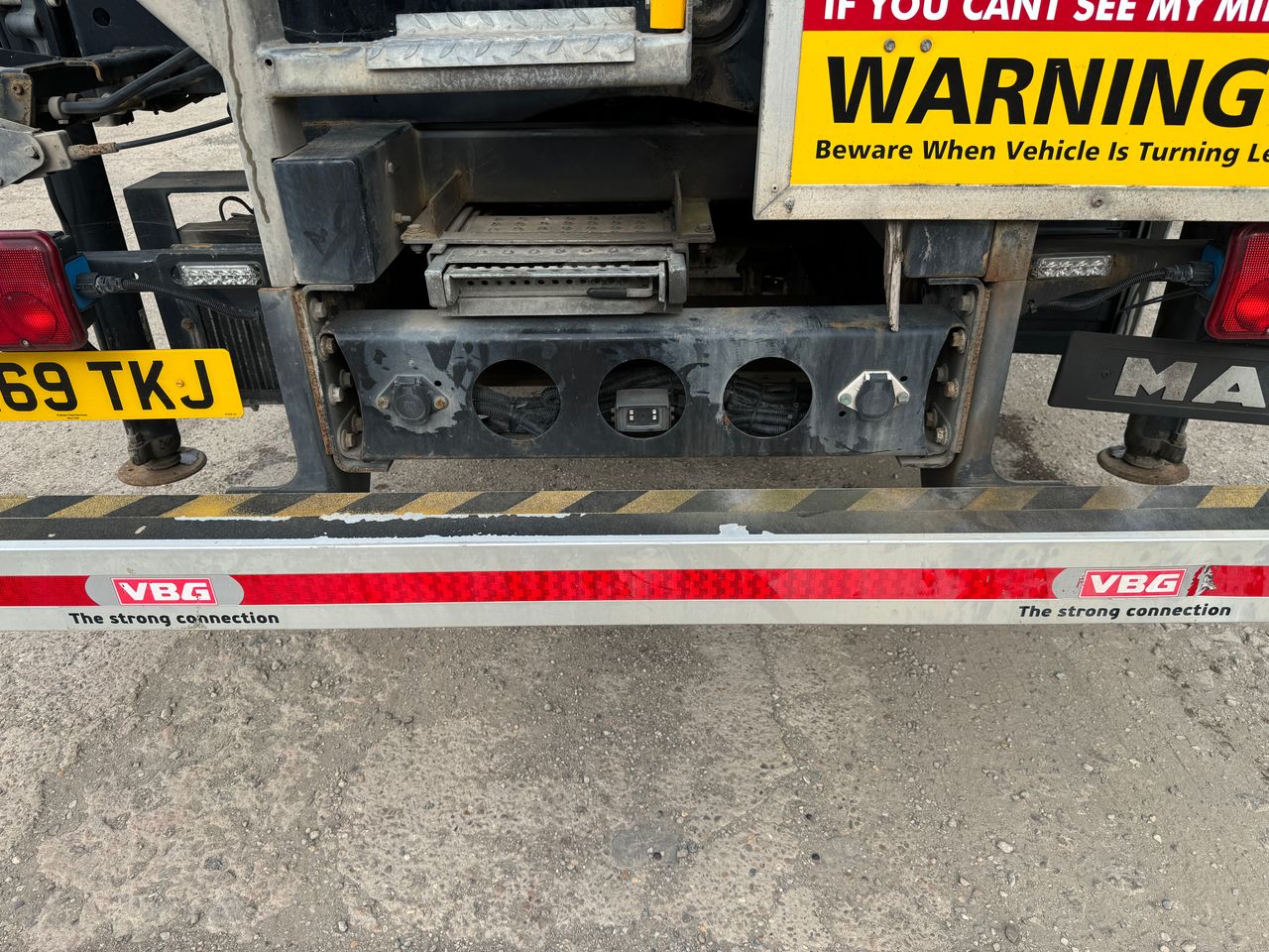 Ready to go MAN TGM 18.290, Brick Grabs, , 18 Tonne, Day Cab, Automatic, , HIAB, 118.2 | for sale at MV Commercial, the UKs leading Truck, Trailers and Van supplier. (SL69TKJ 920312)