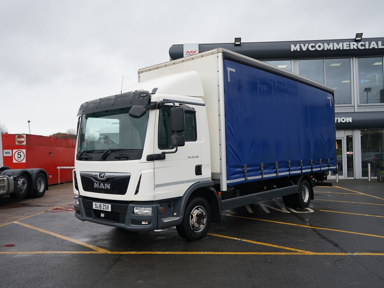 Ready to go MAN TGL 10.190, Curtainsider, 190, 10 Tonne, Day Cab, Automatic, Barn Doors, Cab Deflector, Cab Sunvisor , Can be Up Rated to 10t GVW, Cruise Control, , -, - | for sale at MV Commercial, the UKs leading Truck, Trailers and Van supplier. (SL18ZSV 93948)
