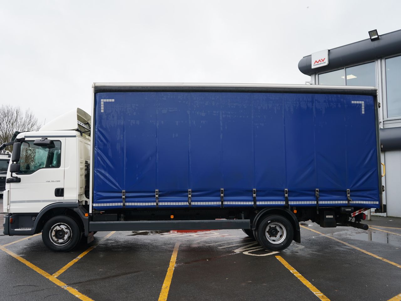 Ready to go MAN TGL 10.190, Curtainsider, 190, 10 Tonne, Day Cab, Automatic, Barn Doors, Cab Deflector, Cab Sunvisor , Can be Up Rated to 10t GVW, Cruise Control, , -, - | for sale at MV Commercial, the UKs leading Truck, Trailers and Van supplier. (SL18ZSV 93949)