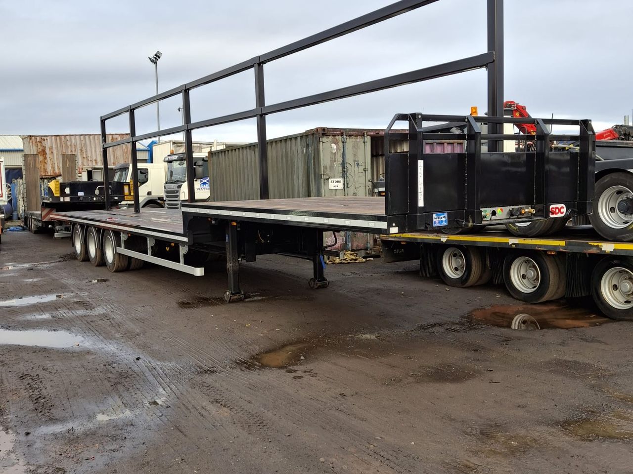 2024 SDC 3 Axle Flatbed Trailers for sale at MV Commercial
