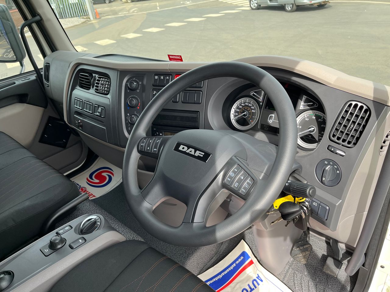 Ready to go DAF LF 180, Curtainsider, 180, 10 Tonne, Day Cab, Automatic, Air Kit, Multi Function Steering Wheel, Drivers Seat & Twin Passenger Seats, Internal Load Straps, Rear Barn Doors, , -, - | for sale at MV Commercial, the UKs leading Truck, Trailers and Van supplier. (SN23YSL 96810)