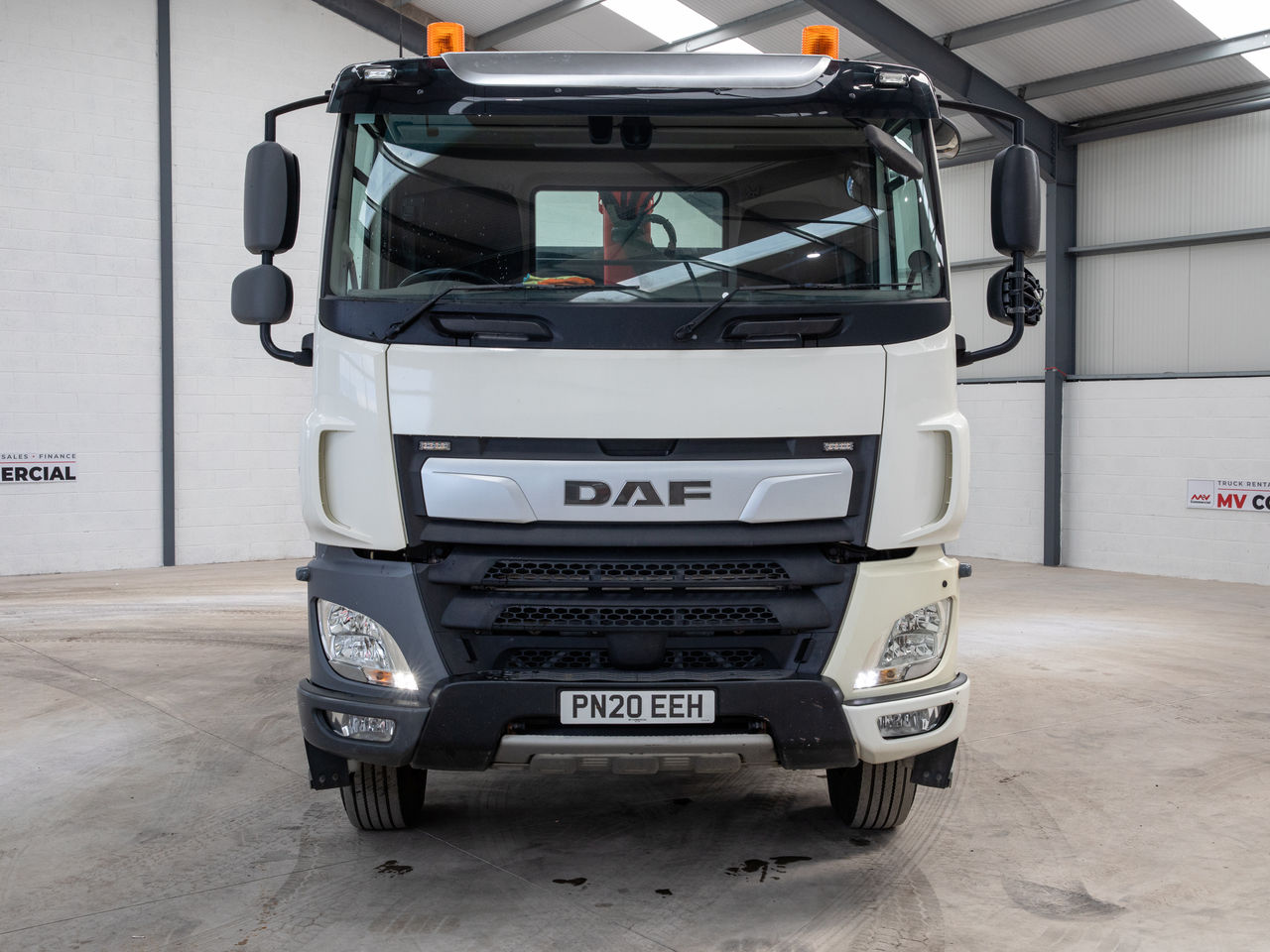 Ready to go DAF CF 450, Tipper Grab, 450, 32 Tonne, Day Cab, Automatic, AdBlue Tank - 45 Litre, Air Conditioning, Bumper Mounted Fog Lights, Cab Sunvisor , Cruise Control, , Palfinger Epsilon, M125L Grab | for sale at MV Commercial, the UKs leading Truck, Trailers and Van supplier. (PN20EEH 972115)