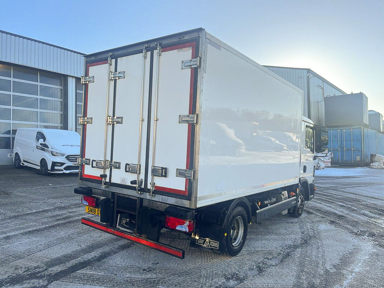 Ready to go MAN TGL 8.190 , Refrigerated, 190, 7.5 Tonne, Day Cab, Automatic, On Steel Suspension, Gray & Adams Body , Height Indicator, 2 Seats in Cab, , -, - | for sale at MV Commercial, the UKs leading Truck, Trailers and Van supplier. (SN18OVD 97331)