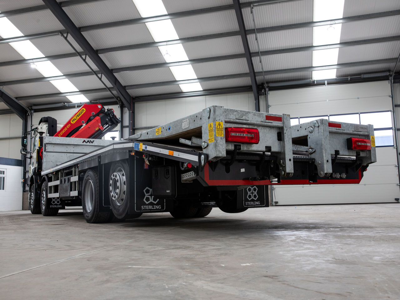 Ready to go DAF CF 480, Cheesewedge, 480, 32 Tonne, Day Cab, Automatic, 2 X 9 Tonne Front Axles, MX Engine Brake, Automated gearbox, TraXon, 12 speeds, AdBlue Tank - 45 Litre, Galvanized Steel Bumper, , Palfinger, PK 22002 EH C | for sale at MV Commercial, the UKs leading Truck, Trailers and Van supplier. (SN24YDD 974353)