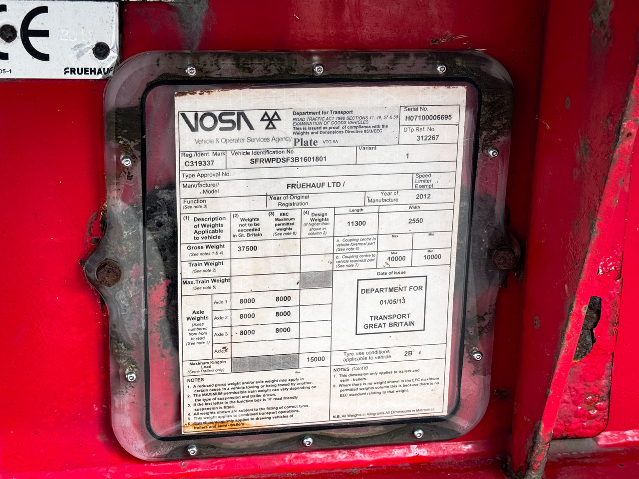 2012 Fruehauf 74cu TASCC Stepframe with manual sheet, manual gate and a weigher Trailers for sale at MV Commercial