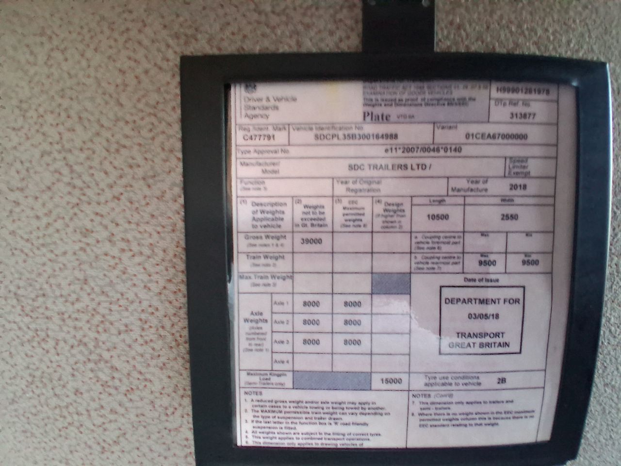 2018 DAF XF 510 Tractor Unit for sale at MV Commercial