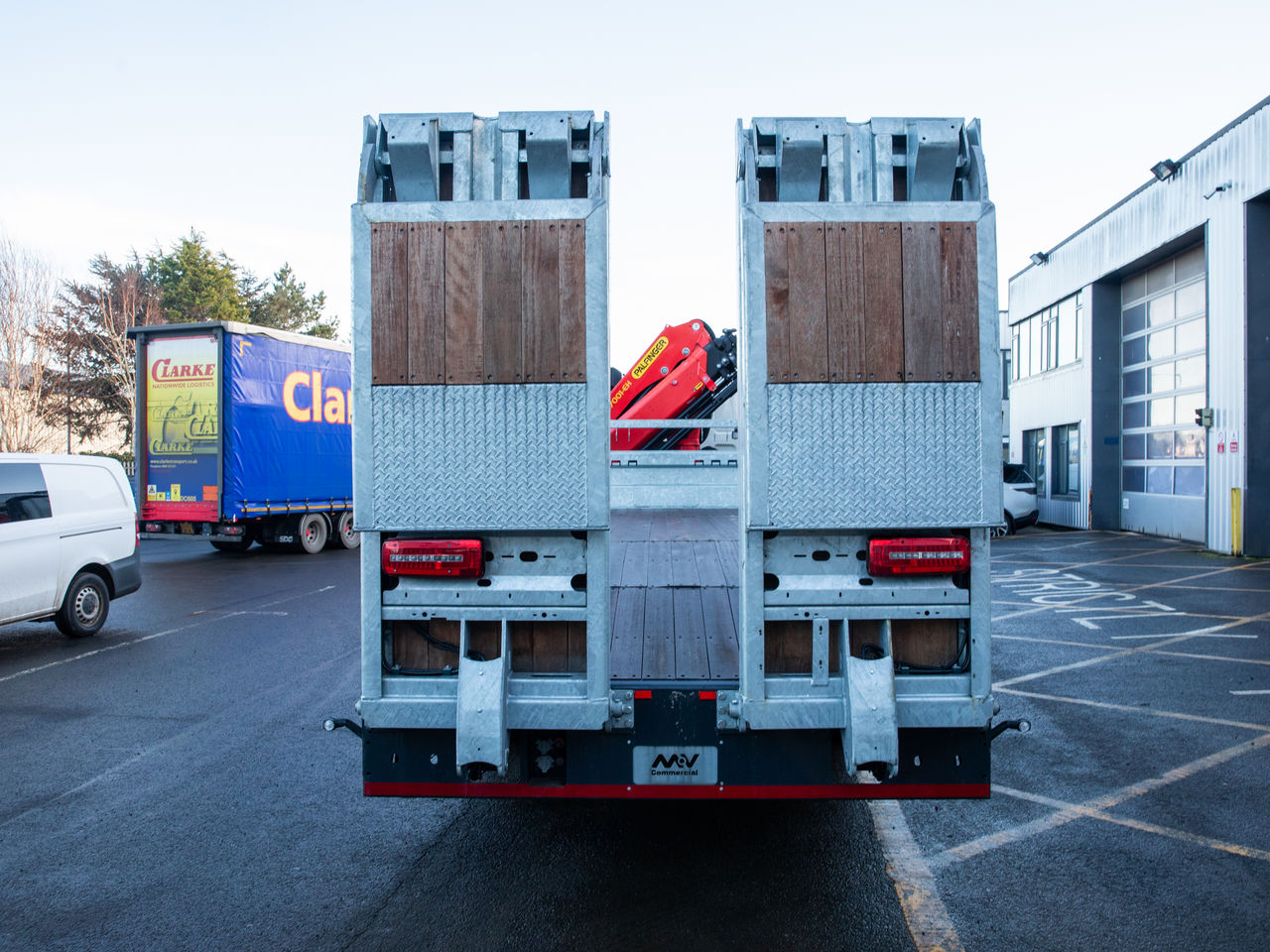 Ready to go DAF CF 480, Beavertail, null, 32 Tonne, Day Cab, Automatic, 28mm Keruing Hardwood Floor, 2 X 9 Tonne Front Axles, Adaptive Cruise Control, AdBlue Tank - 45 Litre, Advanced Emergency Braking System (AEBS), , Palfinger, PK 27001-EH HIGH PERFORMANCE | for sale at MV Commercial, the UKs leading Truck, Trailers and Van supplier. (SM73OSW 981652)