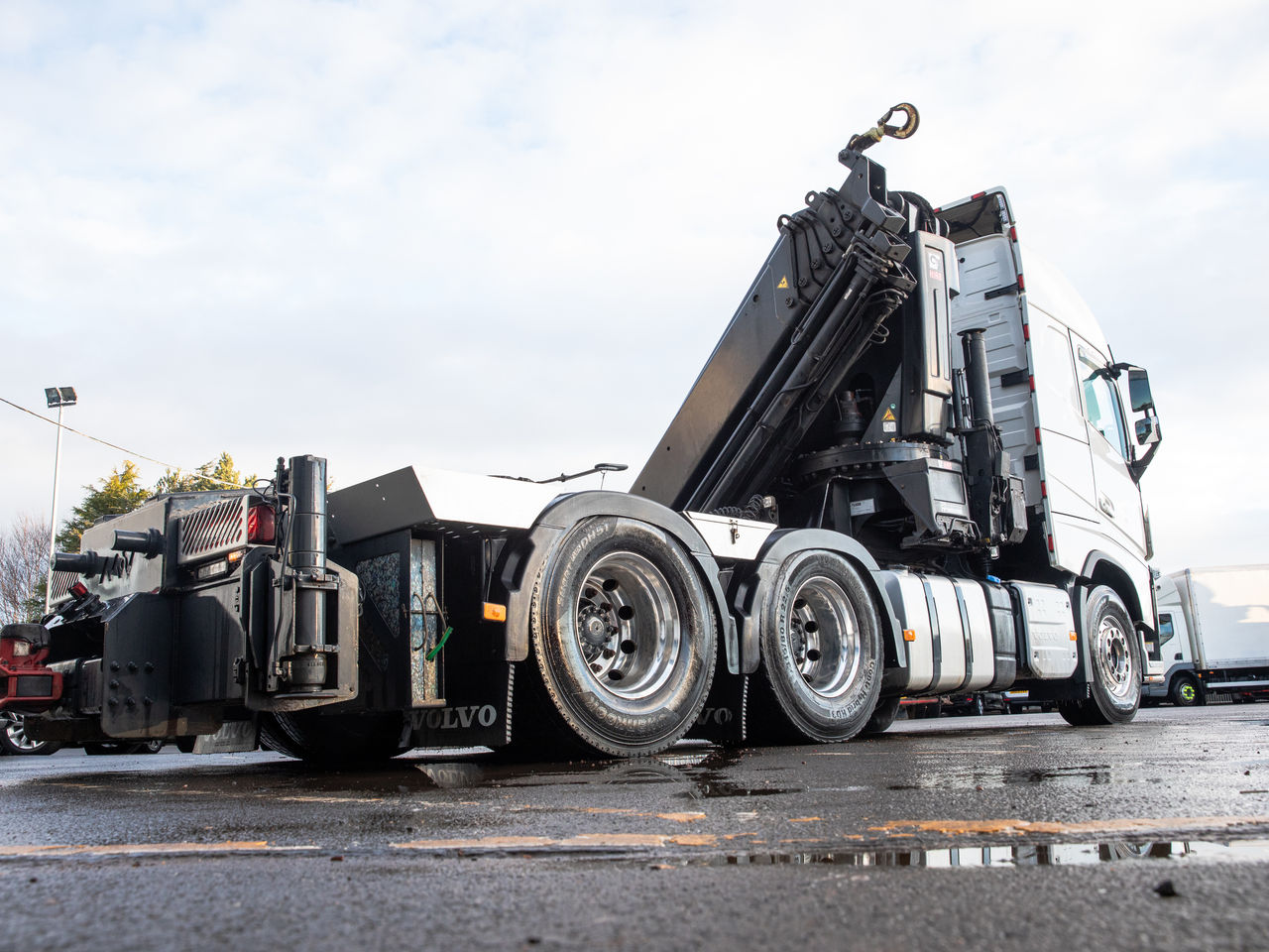 Ready to go Volvo FH 540, Tractor Unit, null, , Globetrotter, I-Shift, Kelsa Hi-Bar, Kelsa Low Bar, Multi Function Steering Wheel, Electric Windows, Electric Mirrors, , HIAB, X-HIPRO 858 EP-6 | for sale at MV Commercial, the UKs leading Truck, Trailers and Van supplier. (SJ69CSU 981772)