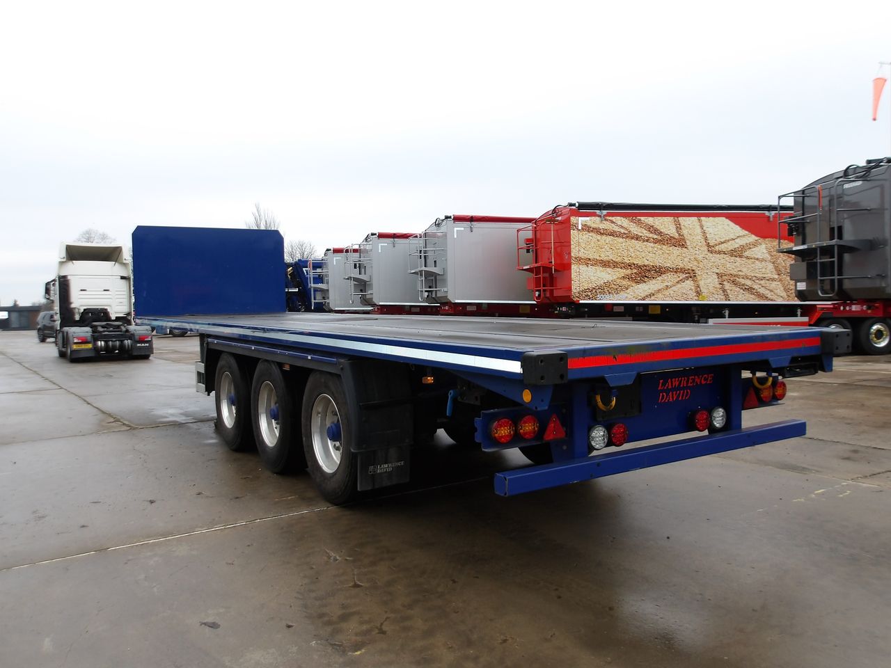 2021 Lawrence David 3 Axle Flatbed Trailers for sale at MV Commercial