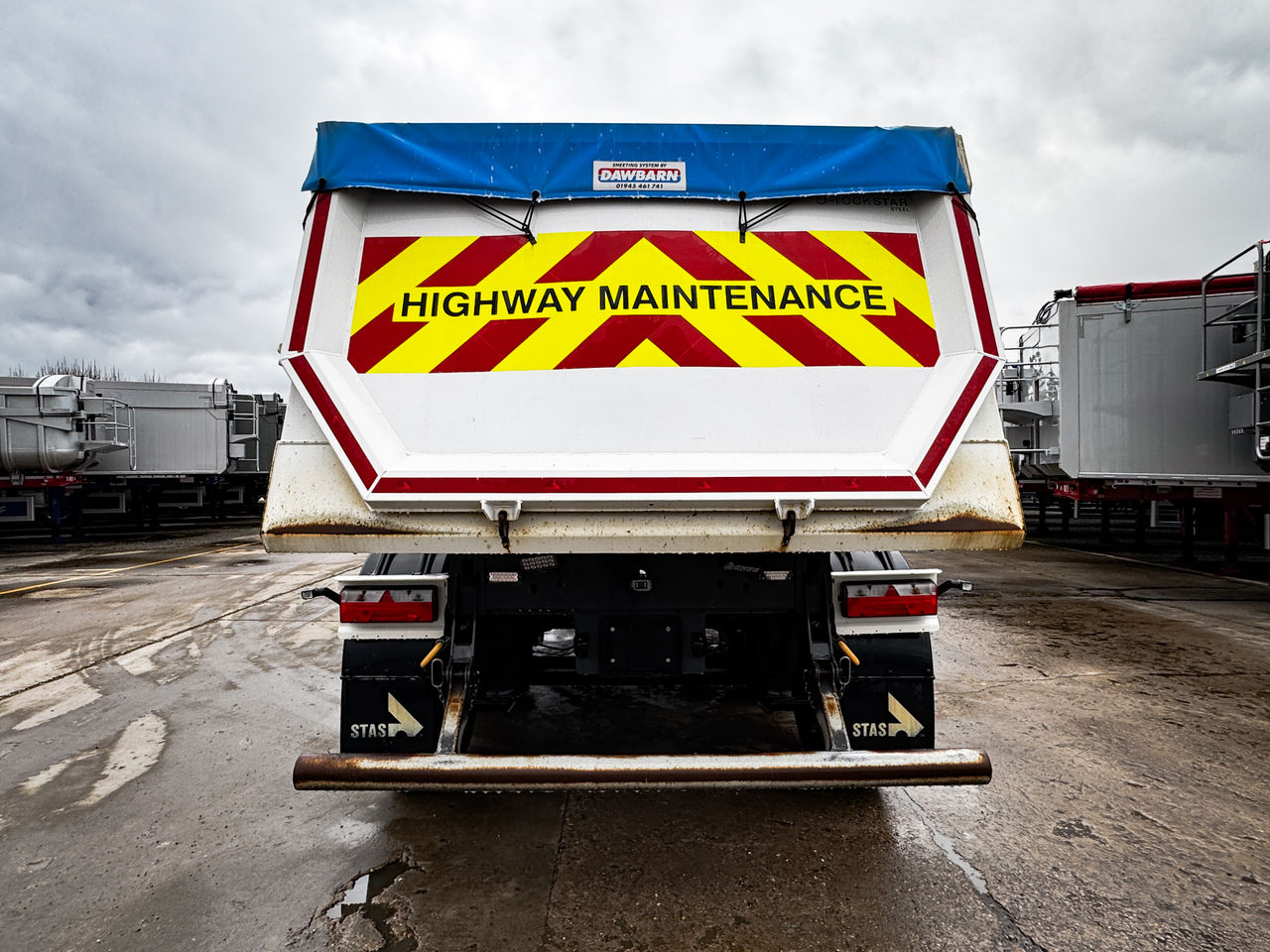 2023 Stas Halfpipe Tipper Trailers for sale at MV Commercial