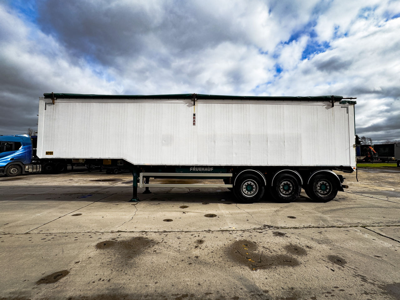 2019 Fruehauf 74cu Stepframe Tipping Trailer with SAF Disc Axles, Dawbarn Manual Sheet and Weighing System Trailers for sale at MV Commercial