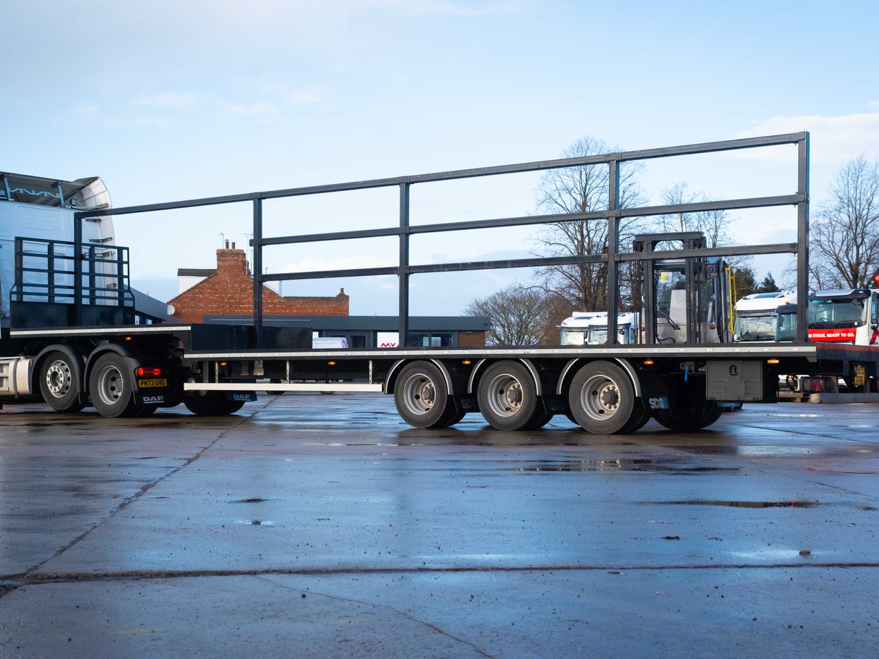 2024 SDC 3 Axle Flatbed Trailers for sale at MV Commercial