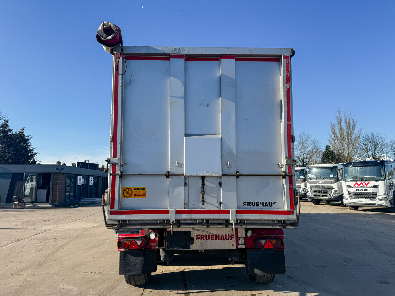 2012 Fruehauf 67 cu yd Stepframe with manual sheet, manual tailgate, reverse camera, PM weigher Trailers for sale at MV Commercial