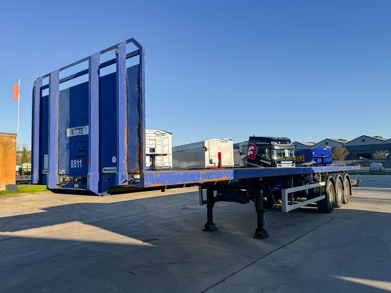 2015 Montracon Montracon 3 Axle Flatbed Extender Trailers for sale at MV Commercial
