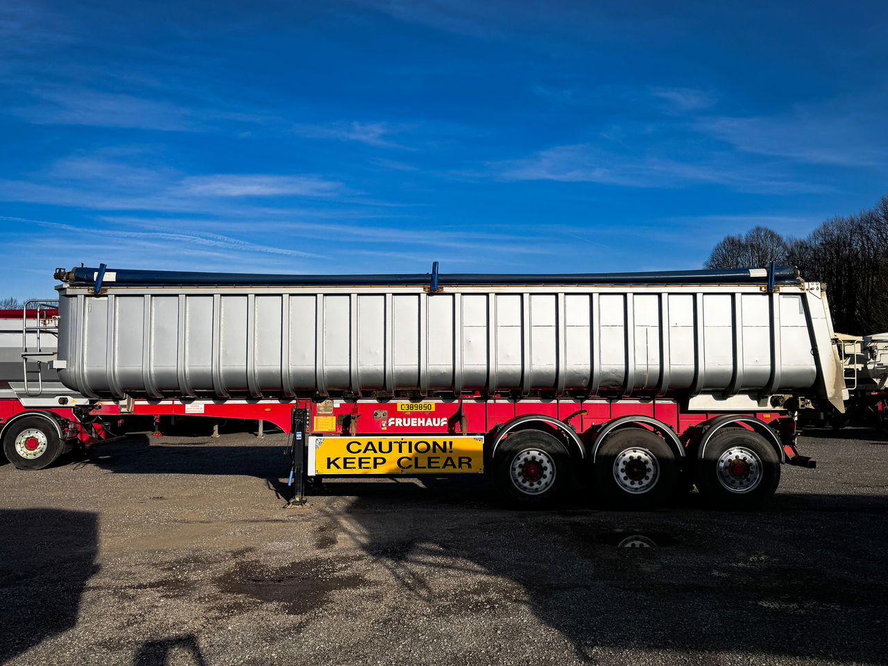 2015 Fruehauf 42 cu yd Bathtub with air operated tailgate, hydroclear sheet, PM weigher Trailers for sale at MV Commercial