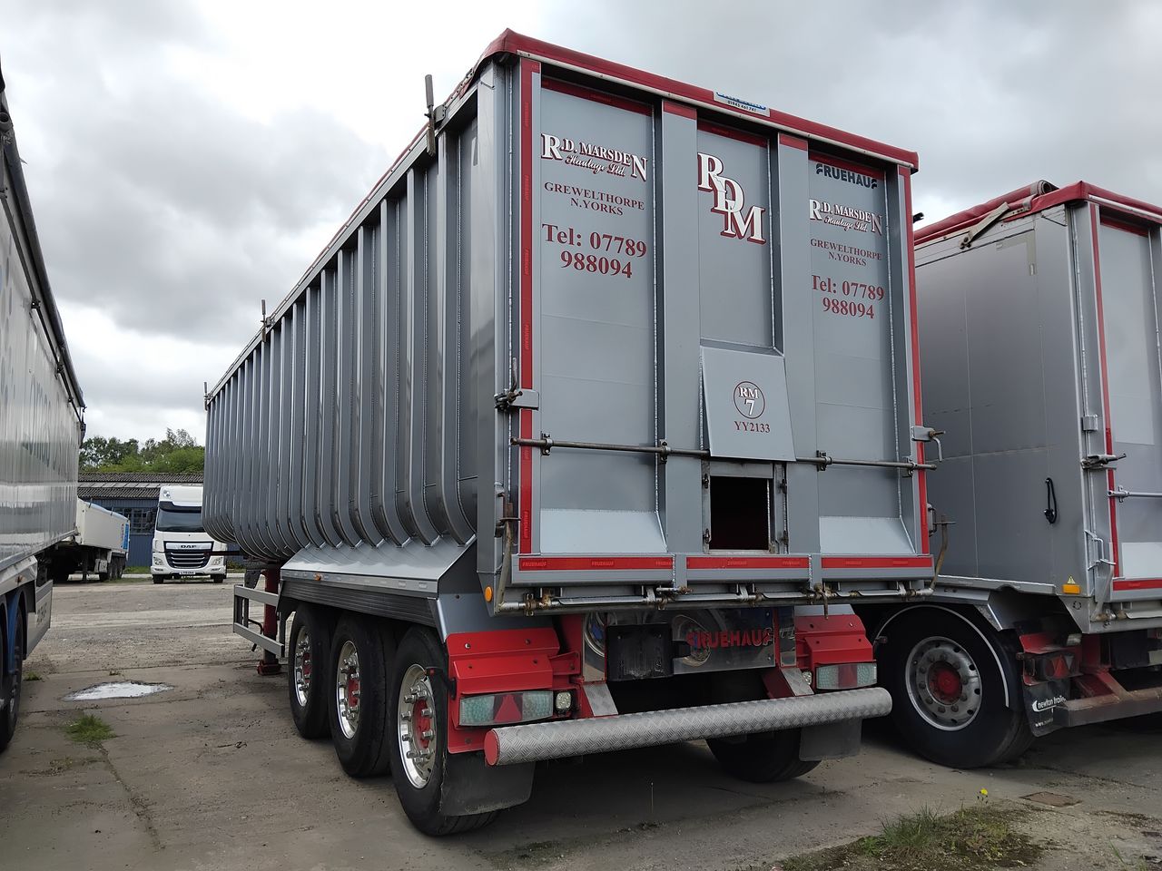 2023 FRUEHAUF 67 cu yd Fruehauf Bath Tub with manual sheet, manual tailgate and PM1155 weigher Trailers for sale at MV Commercial