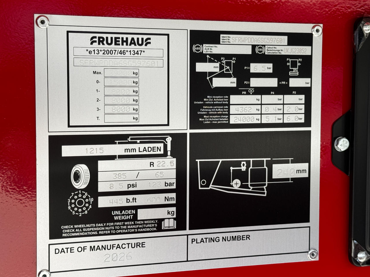 2026 Fruehauf Stepframe Trailers for sale at MV Commercial