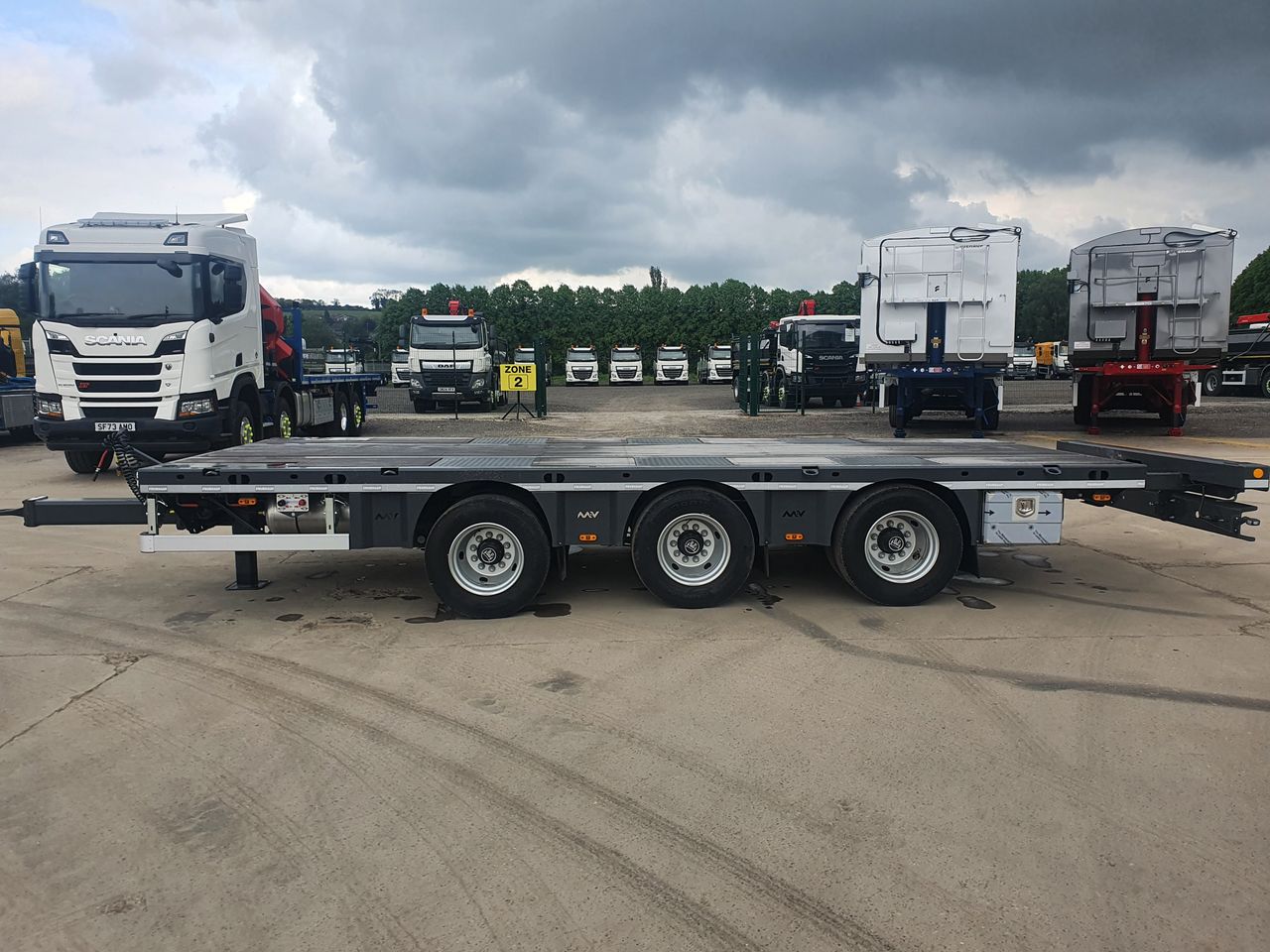 Fruehauf Drawbar Flatbed Trailers for sale at MV Commercial