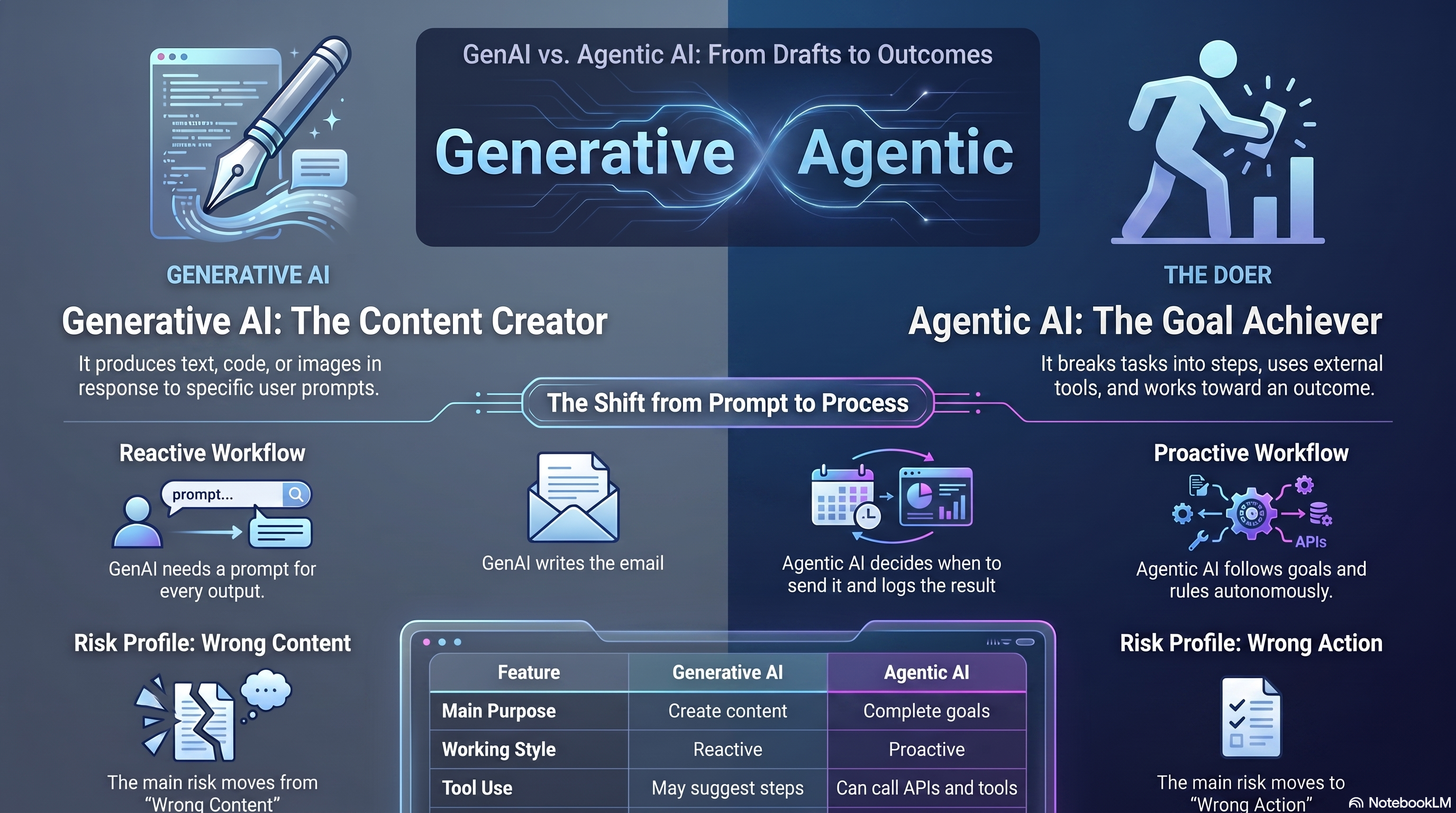 Agentic AI vs Generative AI: Key Differences, Use Cases, and Future