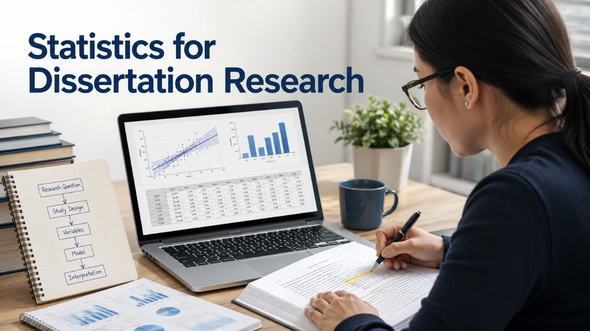 Statistics for Dissertation Research: Tests, Methods & Help