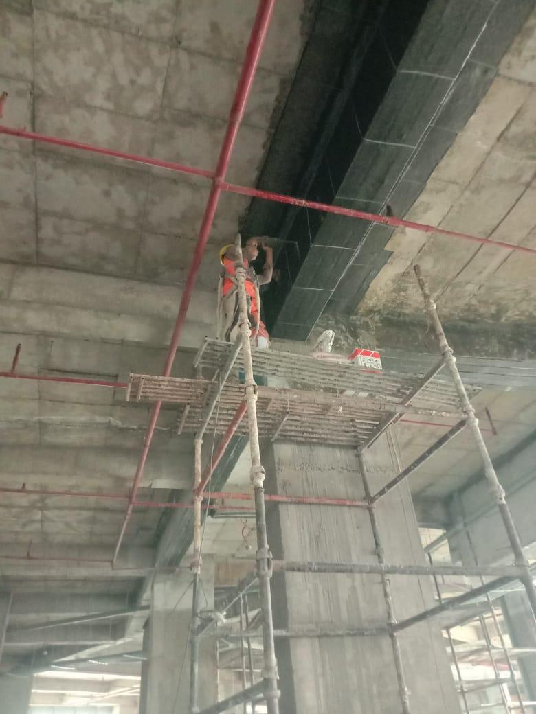 Galaxy Sapphire Mall controlled dismantling work