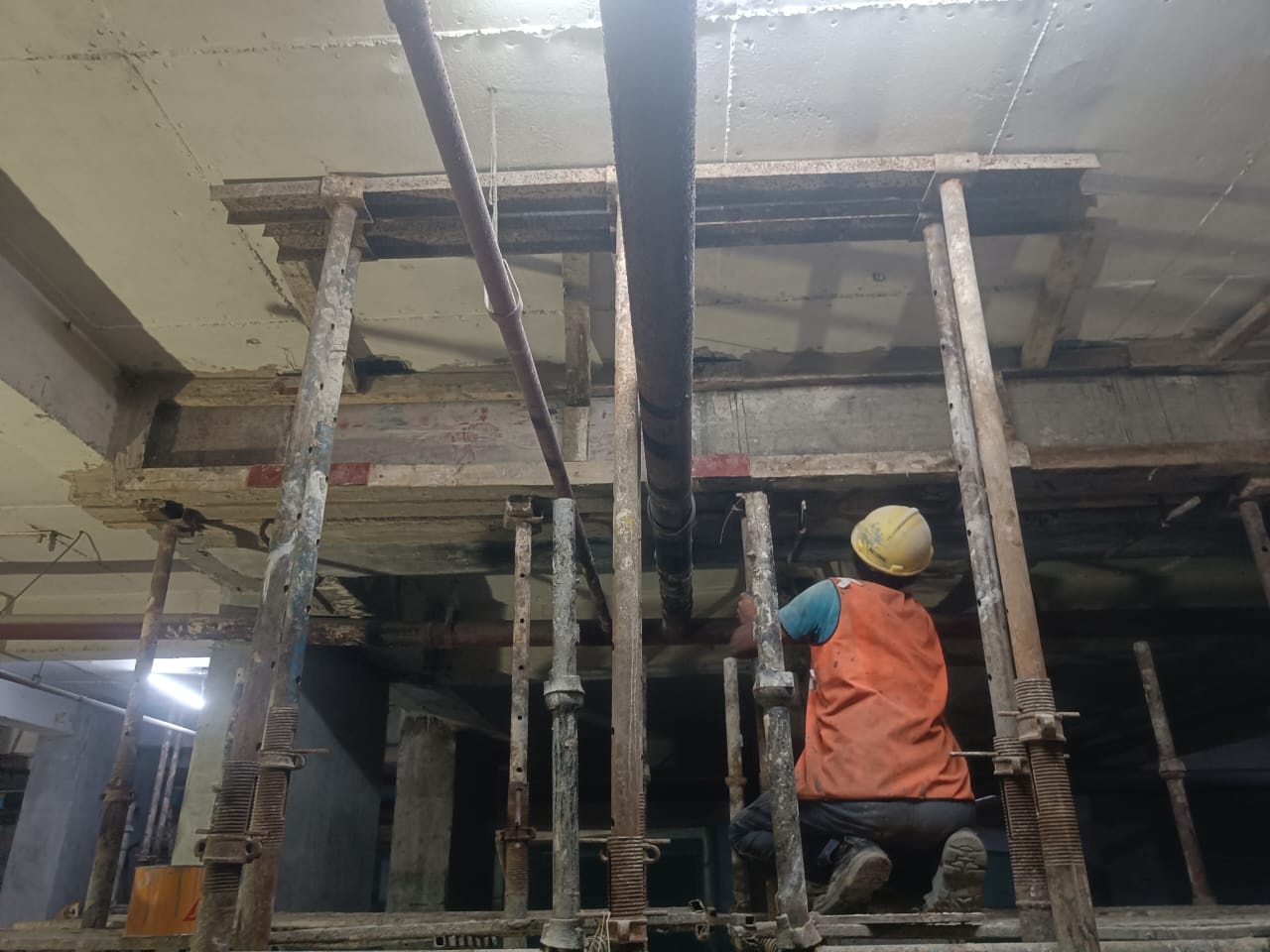 BPRP structural strengthening site work New Delhi