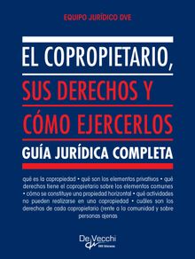 El copropietario, sus derechos y cmo ejercerlos