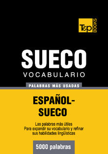 Vocabulario espaol-sueco - 5000 palabras ms usadas