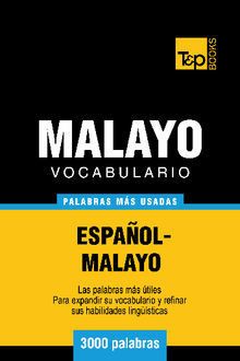 Vocabulario espaol-malayo - 3000 palabras ms usadas