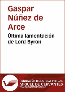 ?ltima lamentacin de Lord Byron