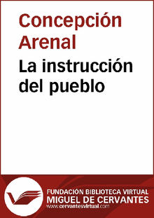 La instruccin del pueblo