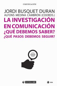 La investigacin en comunicacin