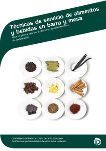 TCNICAS DE SERVICIO DE ALIMENTOS Y BEBIDAS EN BARRA Y MESA