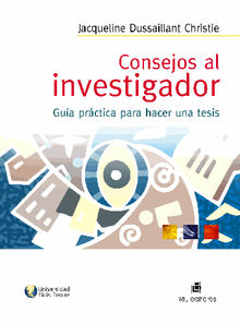 Consejos al investigador: gua prctica para hacer una tesis