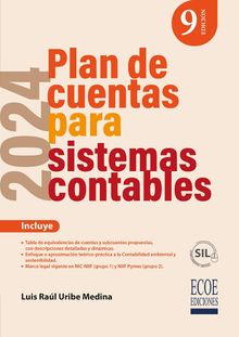 Plan de cuentas para sistemas contables 2024 - 9na edicin