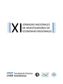 Anales de las XI Jornadas Nacionales de Investigadores en Economas Regionales