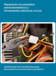 UF2246 - Reparacin de pequeos electrodomsticos y herramientas elctricas