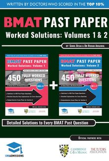 BMAT Past Paper Worked Solutions